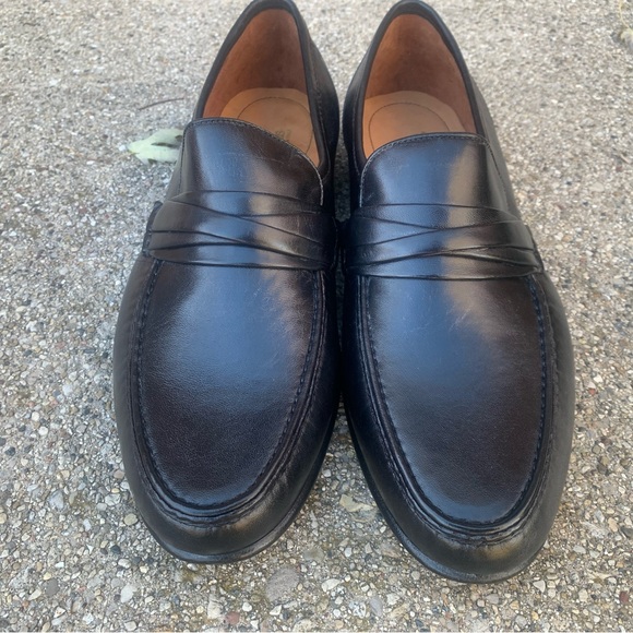 Allen Edmonds “ Bergamo “ Size 15D  Classic Black Leather Slip-Ons - Picture 2 of 8